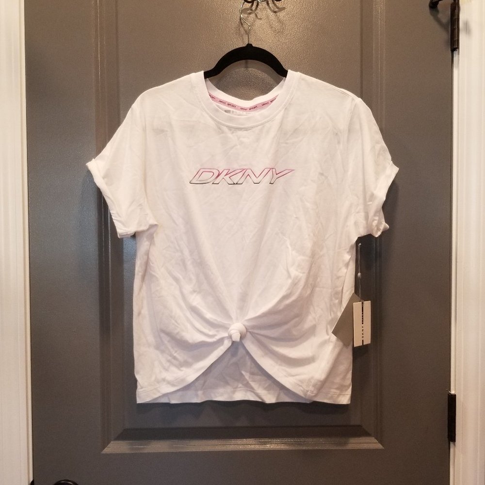 Dkny Knotted T-Shirt - Size L